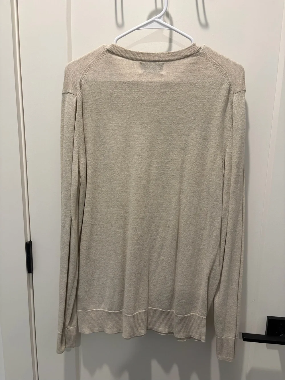 Old Navy Men's Crewneck Sweater in Light Beige